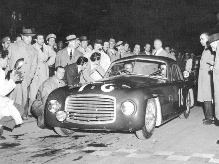Clemente Biondetti i Giuseppe Navone – Ferrari 166 S coupe Allemano.